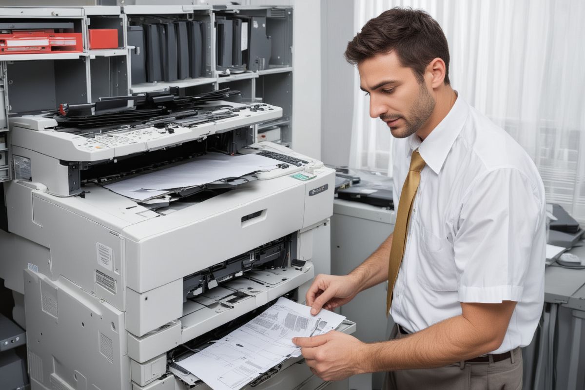 Emergency copier repair service