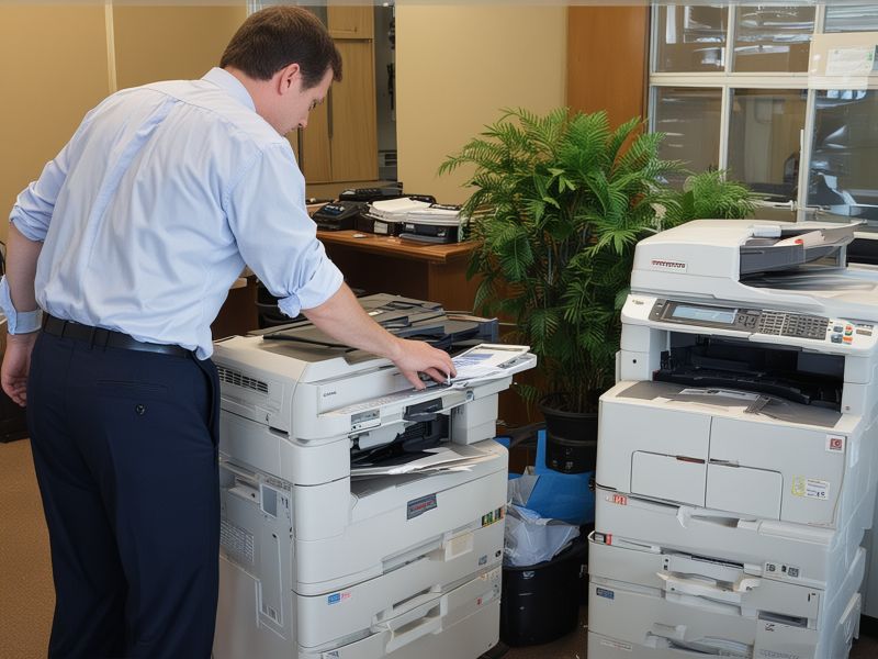 Emergency copier repair on site